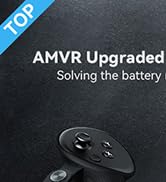 AMVR Upgraded Controller Grips Cover Compatible with Meta/Oculus Quest 3 Accessories, with Batter...