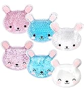 Kid Reusable Gel Ice Pack, Boo Boo Ice Pack, Rabbit ice Pack, Stress Relief Bag, Ice Pack for Inj...