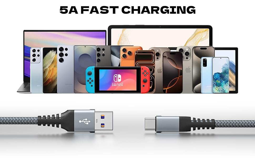 60W UAB A TO USB C CABLE