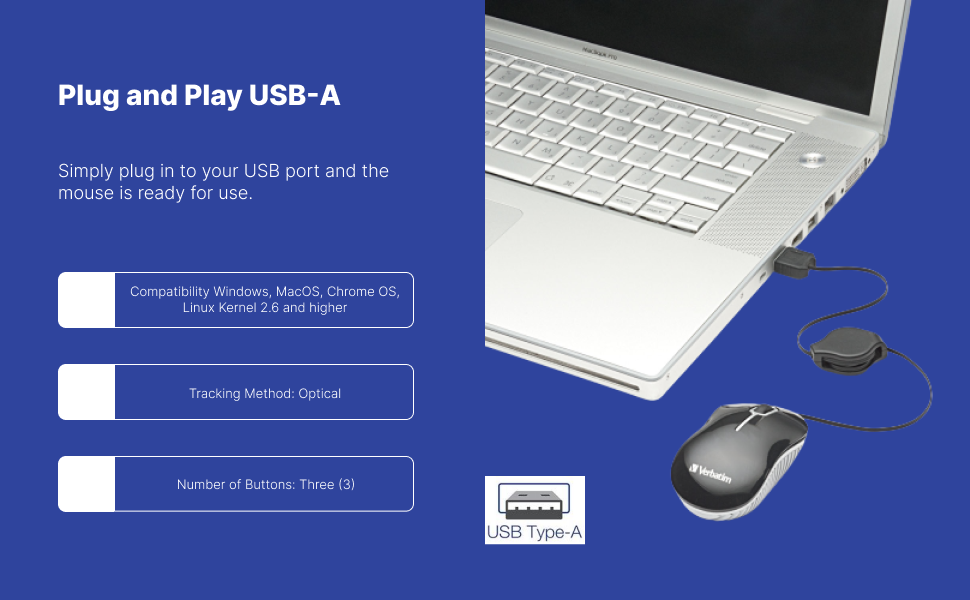 Mini Travel Optical Mouse