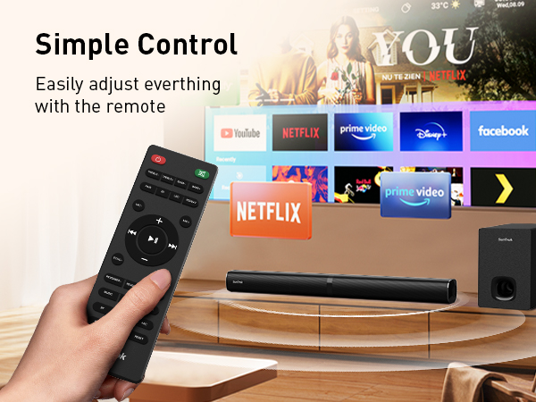 easily adjust everthing with the remote