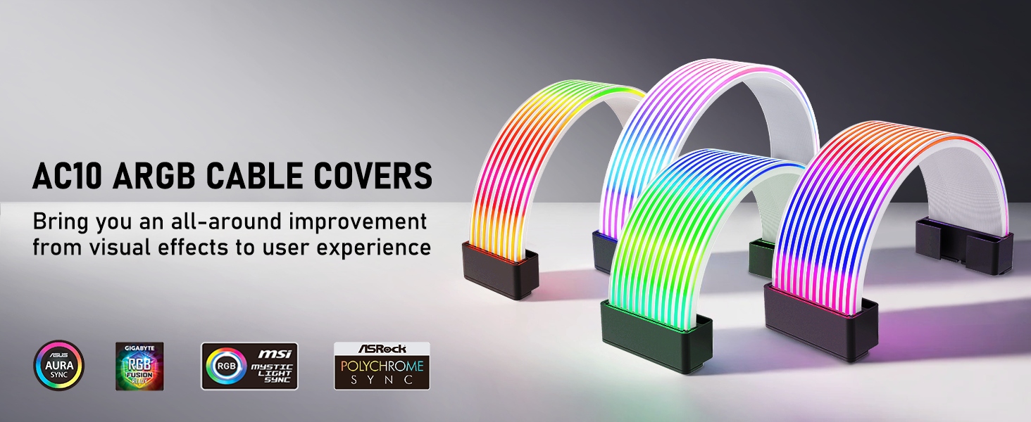 RGB PSU Extension Cable Cover Kit