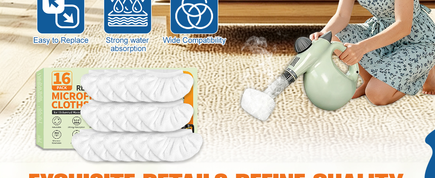Steam Mop Replacement Pads