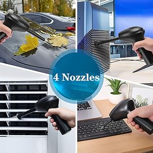 Window Groove air duster