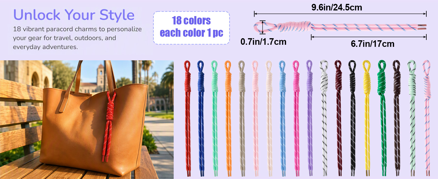 Hzopcw Paracord Rope Keychain