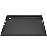 Full-Size Griddle Inserts for Weber Genesis II 300 Series Grill, Flat Top Grill Griddle for Weber...