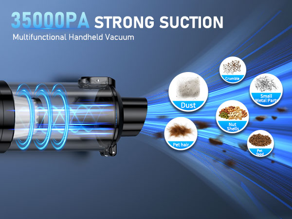 Car Vacuum Portable Cordless and Multifunctional Handheld Vacuum