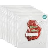 Odilona Reusable Vacuum Seal Bags for Food, 30 Pack Meduim BPA-Free Storage Bags, Leak Proof, Odo...