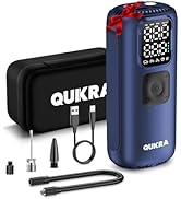 QUIKRA T22 Tire Inflator Protable Air Compressor, 3× Faster 160PSI Air Pump, Auto Cordless Tire P...