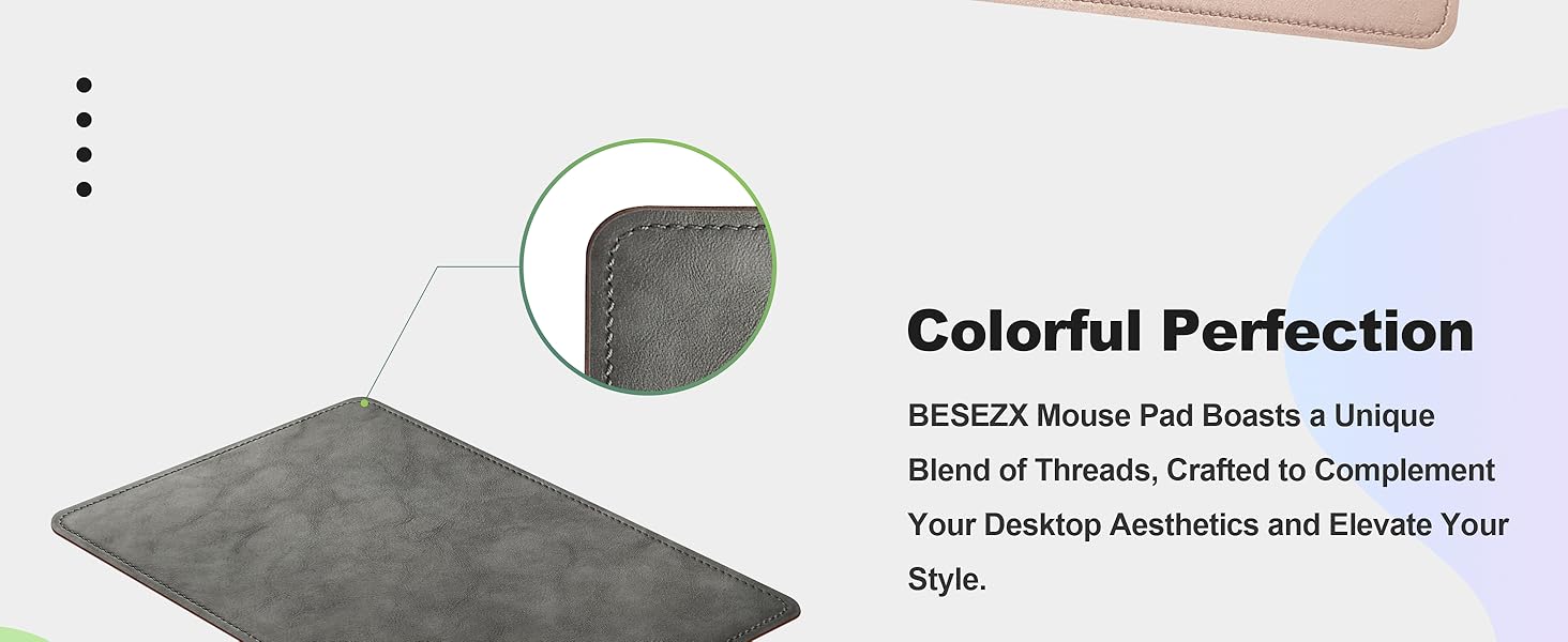 leather mouse pad