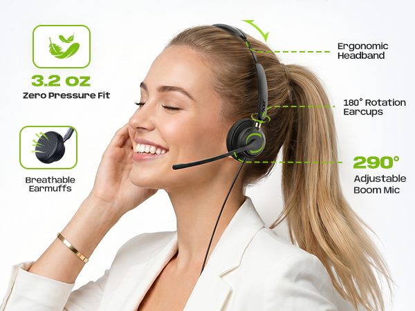 laptop headset with microphone