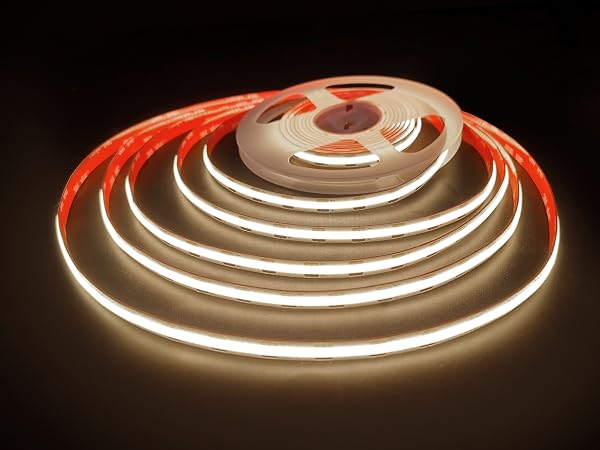 24V DC UL Listed COB LED strip light with long lifespan, Light output remain consistent overtime 