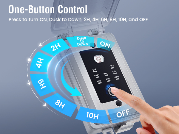 outdoor photocell timer