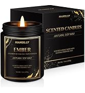 Ember Hotel Candle, 9 oz Scented Candles for Home Soy Candle Wax, Inspired by The Baccarat Hotels...