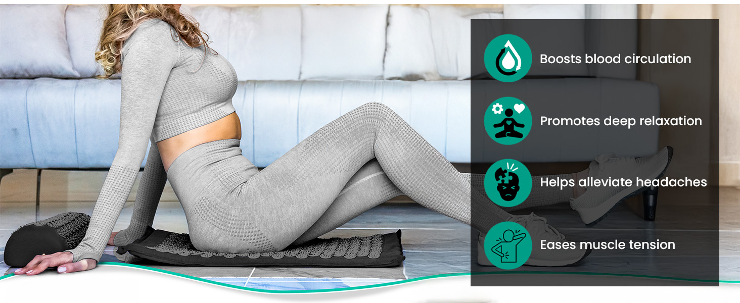 When you feel stressed or have low energy, lying on the mat deep relaxation and calmness