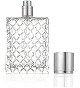 PurYupearl 100ml 3.4Oz Clear Glass Spray Bottles Empty Square Perfume Fine Mist Atomizer Refillab...
