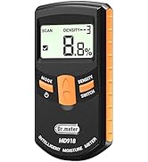 Dr.meter Pinless Wood Moisture Meter, Upgraded Version Inductive Pinless Tools Intelligent Moistu...
