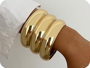 Thick bangles