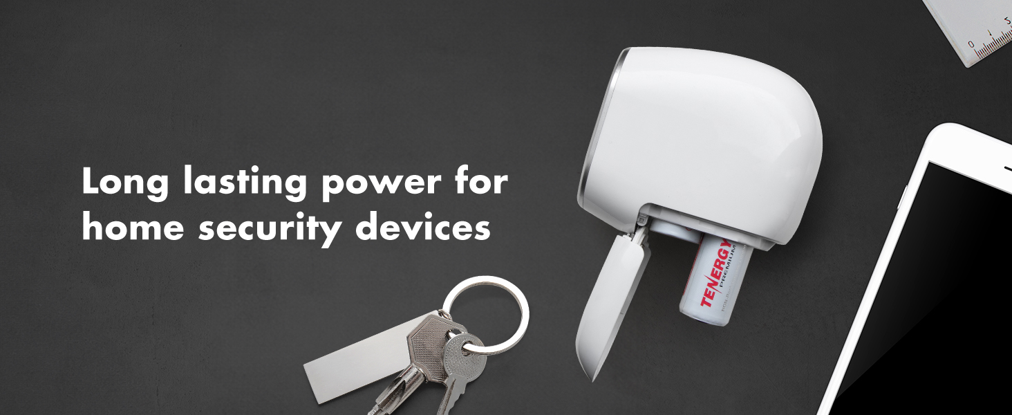 long lasting power for home security devices