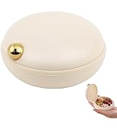 iplusmile Pill Case Travel Pill Organizer 4 Times a Day, Portable Pill Box Dispenser Vitamin Orga...