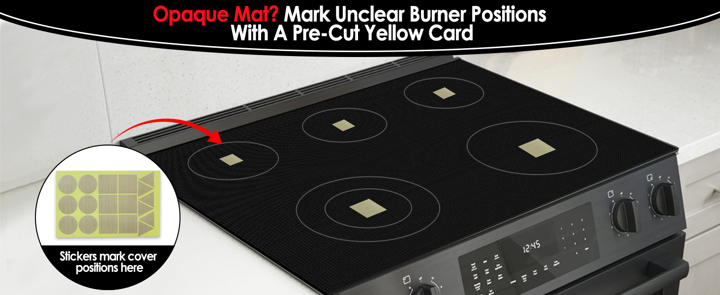 induction cooktop mat