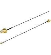 Proxicast 8 inch U.FL (IPEX / MHF1) to SMA Female Ultra Low-Loss 1.37mm Coaxial Pigtail Jumper Ca...