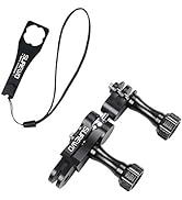 SUREWO Dual Rotating Extension Arm Mount Compatible with GoPro Hero 10 9 8 7 6 5 Black,DJI Osmo A...
