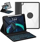 OYEEICE Keyboard Case for iPad 9th Generation- Detachable Wireless Backlit Keyboard, Upgraded Mag...