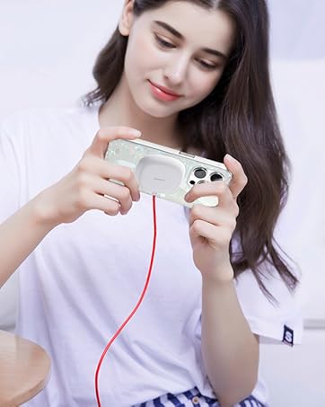 iphone 15 pro magsafe case opal pearl glitter women girls phone case screen proetctor