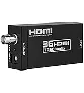 Groza HDMI to SDI Converter, HDMI to SD-SDI HD-SDI 3G-SDI Audio Video Adapter,Support 1080P 1080I...