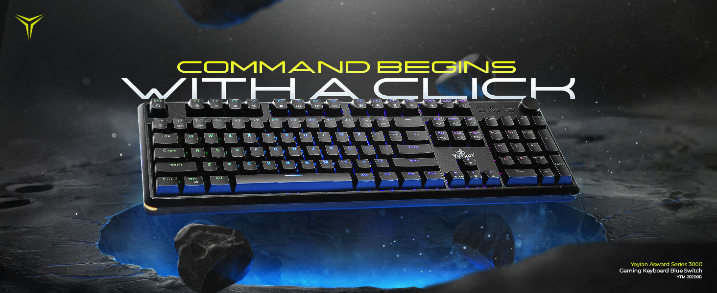 Command begins with a click