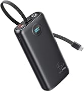 Portable Charger, 45W 20000mAh Power Bank with in/Out Fast Charging USB C Cable, 3W Flashlight, L...