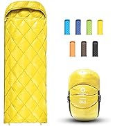 ECOOPRO Down Sleeping Bag, 32 Degree F 800 Fill Power Cold Weather Sleeping Bag - Ultralight Comp...
