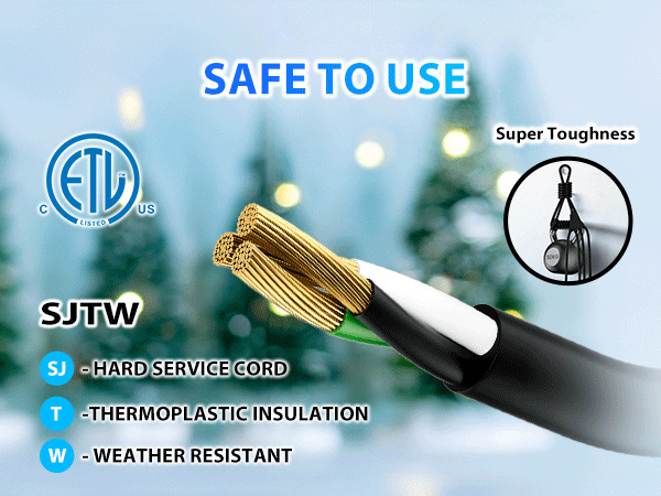 1 to 4 splitter Extention cord