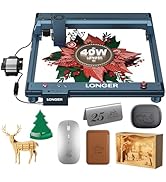 Longer Laser B1 Laser Engraving Tool with Automated Air Assist, 40000mW Laser Cutting Power, Home...