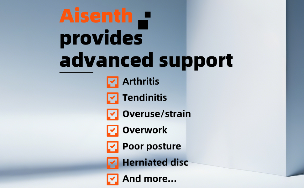 Aisenth Lumbar Support is suitable for various types of lumbar strain.