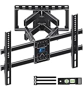 HOME VISION Full Motion TV Wall Mount for 32-85 inch TVs up to 132lbs, Fits 8”/ 12” /16” Wood Stu...