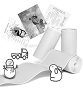 Sticker Paper Compatible with T02 M02X M02L Transparent Adhesive Thermal Paper for Study Notes, P...