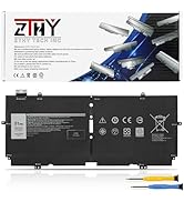 ZTHY 52TWH Laptop Battery 51Wh 4-Cell 7.6V Replacement for Dell XPS 13 7390 2-in-1 Series Noteboo...