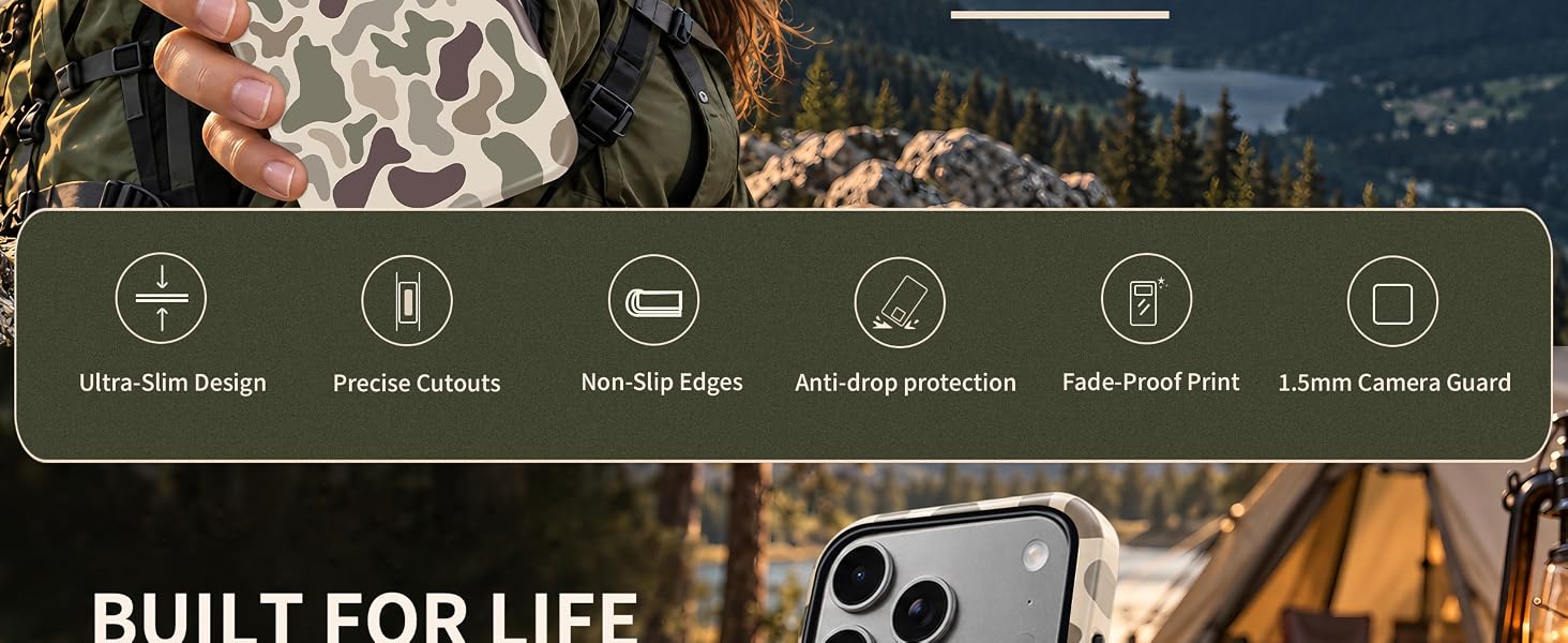 iphon 18 pro max case camo