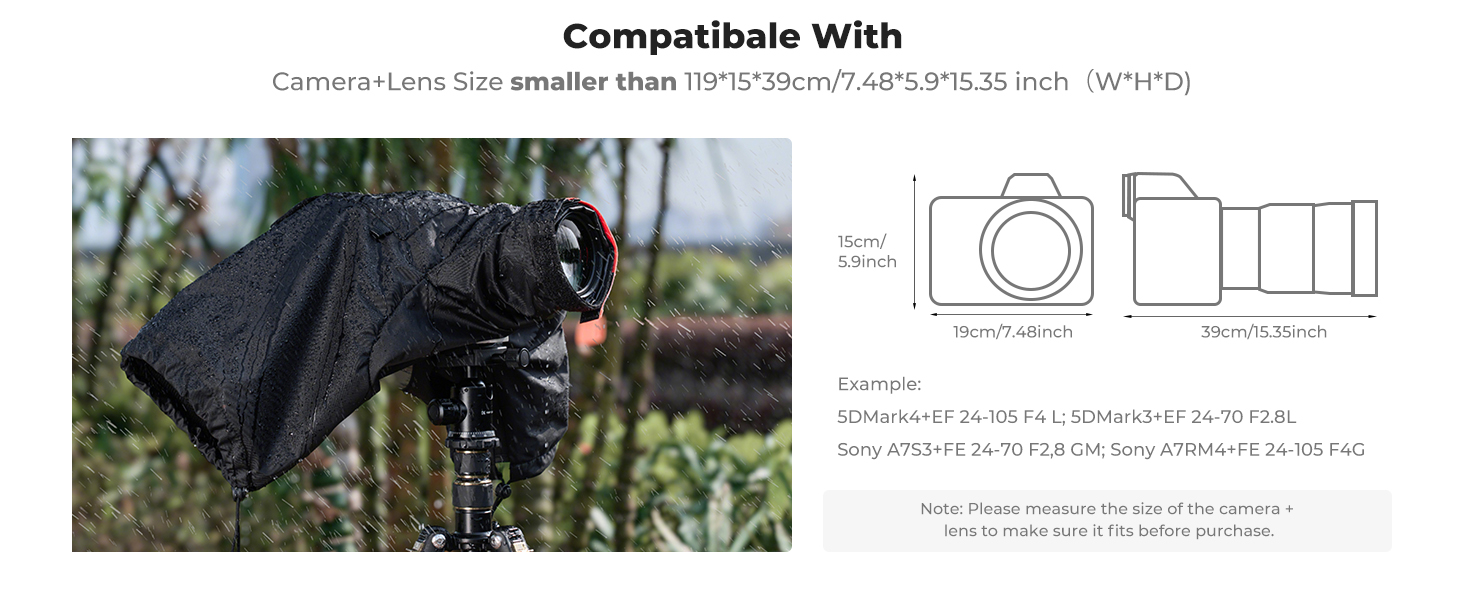 camera rain cover