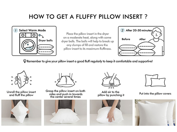 MIULEE PILLOW INSERTS