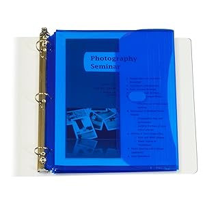 C-Line Poly Binder Pockets