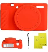 Camera Case for Sony ZV-1,ZV1 Camera Soft Case Cover Rubber Camera Sleeve with Removable Lens Cov...