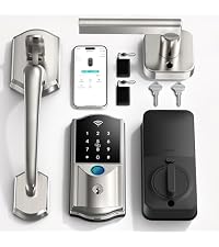 WiFi Smart Lock for Front Door – Firstriver Keyless Entry Electronic Deadbolt with Biometric Fingerp...