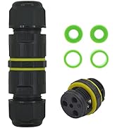 IP68 Outdoor Waterproof Electrical Wire Connector for 3.5-10mm Wire Diameter, (Max 17.5A, 450V), ...