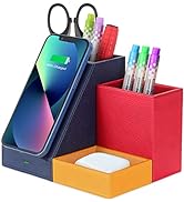 Magnetic Wireless Charger with Pencil Holder, Wireless Charging Stand for iPhone 14/14 Pro Max/14...