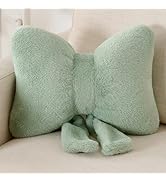 XIAIJIA Bowknot Throw Pillows Bow Decorative Pillow Aesthetic Home Decor Knot Plush Pillows Soft ...