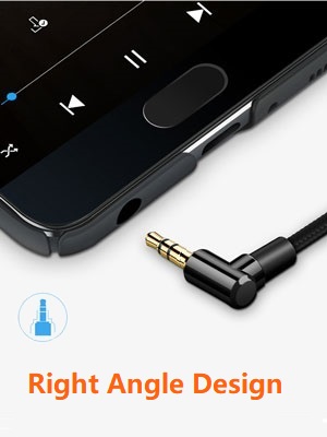 angle 3.5mm extension cable