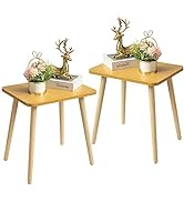 FORAOFUR End Tables Living Room Set of 2, Side Tables for Small Spaces, Modern Side Table Accent ...